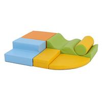 IGLU 6 XL Bloques de Espuma Figuras de Construcción Juguete para Aprendizaje Creativo Infantil Conjunto de Cubos Multicolores