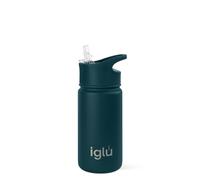 iglu Botellas de agua reutilizables, acero inoxidable de doble pared de alta calidad, aisladas al vacío, 24 horas de frío y 12 horas de calor, a prueba de sudor y sin BPA, gran regalo ecológico
