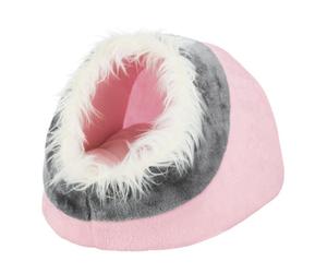 Iglú Minou en peluche - Color: Rosa | Mediciones: 35 x 26 x 41 cm