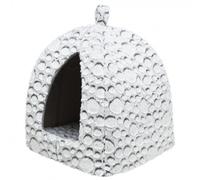 Iglú para perro y gato Mila - Trixie - Color: Blanco/Gris