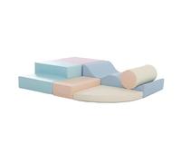 IGLU Soft Play 6 XL Bloques de Espuma Figuras de Construcción Juguete para Aprendizaje Creativo Infantil Conjunto de Cubos Multicolores
