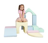 IGLU Soft Play Baby Gym 10 Elementos Escalada (Pastel)