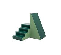IGLU SOFT PLAY Juego de tobogán XXL Softbausteine espuma bloques gigantes (verde lisa/verde abeto)