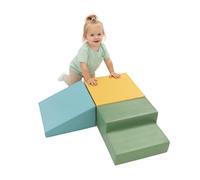 IGLU Soft Play Lote de 3 Elementos Motrices para Bebé (Pastel Sea)