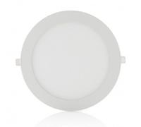 Downlight Iglux LS-102118-CB V2/ Circular/ Ø225 x 19mm/ Potencia 18W/ 1540 Lúmenes/ 3000ºK/ Blanco