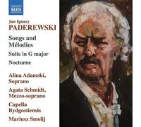Ignacy Jan Pade Jan Ignacy Paderewski: Songs and Mélodies (CD) (Importación USA)