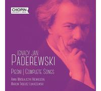 Ignacy Jan Paderewski: Songs