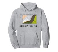 Ígneo es Felicidad Geología Rock Geek Humor - Minerales Geología Sudadera con Capucha