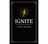 Ignite Your Power: Premium Motivational Notebook for Teen Girls | Lined Journal 110 Pages, 6×9 | Black Gold Lightning Bolt Design