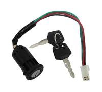 Ignition Start Switches, 4-Wire Female Starter Lock, Waterproof Dustproof Ignitions Key, Replacement Switches Part for ATV Car Truck UTVs Tractor Scooter, Automotive Power Control 12x8x3cm