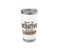 Ignora lo negativo y sigue brillando amor positivo inspira Vaso térmico de acero inoxidable de doble pared