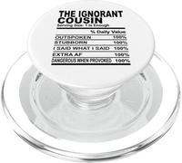 Ignorante primo nutrición hecho divertido primos hombres mujeres PopSockets PopGrip para MagSafe
