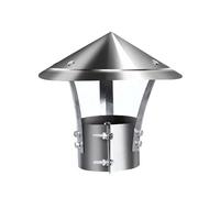 IGNVXMGKP con Forma de Paraguas Chimenea tapantilluvia, Acero Inoxidable conducto Tapa, Techo conical sombrerete de Chimenea, Fácil de Instalar