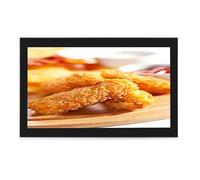 IGNVXMGKP Marco de Fotos Digital WiFi de Alta definición de 13,3 Pulgadas, Pantalla Grande Negra, comparte Momentos inolvidables (Negro)