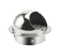 IGNVXMGKP ventilación sombrerete de chimeneacero Inoxidable sombrerete de Chimenea Grille con Exhausts Hood para una instalación fácil para Exterior Pared Escape y Range Hood Escape(16cm)
