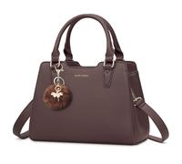 IGOLUMON Bolsos de Mano Piel para Mujer para Universitarias Trabajo Bolso Bandolera Universidad Marca Bolsa Outlet Marca Tote Bag Negro Café