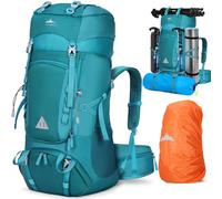 IGOLUMON Mochila de Senderismo de 60L Impermeable Mochila Trekking Montaña con cubierta de lluvia Mochilas de Marcha Deporte para Camping Viajes Excursione Hombre Mujer