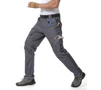 IGOLUMON Pantalones de Trabajo Hombre Pantalones Cargo Pantalón Tactico con Multibolsillos Pantalones de Seguridad Banda Elástica