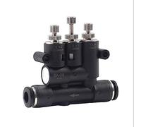 IGOQTHSQE Junta de Amortiguador Aire Ajustable, válvula Control Externa Ana Speed 08, Acelerador regulación Velocidad 10 Cilindros, SA-06 neumática(SA-06)