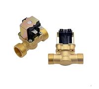 IGOQTHSQE Válvula 3/4” 1/2” DC 24V AC 220V DC12V Electroválvula Magnética Normalmente Cerrada Latón for Control de Agua (Specification : 3/4(Motor with Bracket,0.5 Inch)