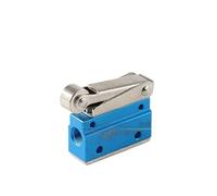 IGOQTHSQE Válvula mecánica de 2 vías Serie MOV 1/8 ", MOV-01, MOV-02, MOV-03, válvula Control neumática, Aire Manual(MOV-02)