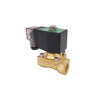 IGOQTHSQE Válvula Solenoide de Agua latón neumática 2 vías, Arranque ZePressure G3/4 Pulgadas, Orificio 220V CA, PU-20 Cierre Normal 20mm, 1 Uds(DC12V)