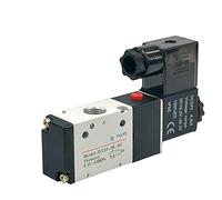 IGOQTHSQE Válvulas solenoides Control de Gas y Aire 3V210-08 AC220V/DC24V/AC110V/DC12V 3 Puertos 2 Posiciones 1/4 quot; Válvula neumática solenoide único 1 Unidad(AC110)