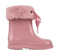 IGOR - IGOR W10258 Rosa Bota Agua Charol con Pelo Caucho Niñas Color: Rosa Talla: 23