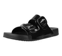 Pisamonas Sandalias Habana Doble Hebilla Brillo Igor Talla 38 en Color Negro