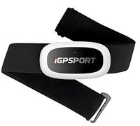 iGPSPORT Monitor de Ritmo cardíaco Bluetooth & Ant+ con Correa de Pecho para Correr, Ciclismo, Gimnasio y Compatible con Garmin Polar Wahoo - Negro