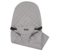 iGRATENS Asiento de tela para gorila, funda para bebé Bjorn Bouncer Balance Soft & Bliss, 100% algodón, agradable al tacto, lavable a máquina, gris claro