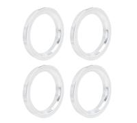 IGTOPS Juego de 4 anillos de centrado para llantas de coche, aleación de aluminio, separadores de orificio de rueda (73,1 - 60,1 mm)