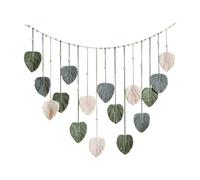 IGTOPS Tapiz de macramé bohemio, decoración bohemia, macramé, decoración de pared, tapiz bohemio para decoración de habitaciones, bodas, decoración del hogar