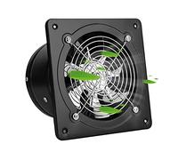 IGTOPS Ventilador de tubo axial de 100 mm de diámetro, ventilador de extracción, ventilador industrial para tubos, resistente al calor, para baño, inodoro, cocina, invernadero, tienda de campaña