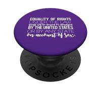 Igualdad de Derechos Enmienda Texto Completo Feminista ERA Yes Ley Meme PopSockets PopGrip Adhesivo