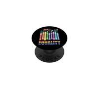 Igualdad de Derechos Libros Bondad Paz Amor Inclusión PopSockets PopGrip Adhesivo
