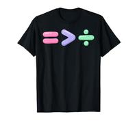 Igualdad es Mejor Que la división Igualdad de Derechos símbolo matemático Camiseta