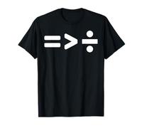 Igualdad es Mejor Que la división Igualdad de Derechos símbolo matemático Camiseta