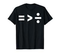 Igualdad es Mejor Que la división Igualdad de Derechos símbolo matemático Camiseta