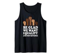 Igualdad no Venganza Black Pride Melanina Power Heritage Camiseta sin Mangas