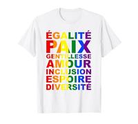 igualdad paz amor diversidad lgbt la marcha del orgullo 2022 Camiseta