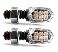 Iguana Custom Parts - Intermitentes Mini Traseros Moto Homologados CE E12 LED Alto Brillo Pequeños