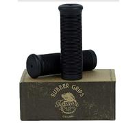 Iguana Custom - Puños de Goma de Moto Cafe & Cross (Negro 1")