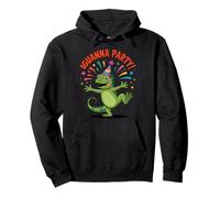 Iguana Party Happy Celebration Lizard Sudadera con Capucha