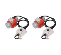 IGUATU 2 vibradores de hormigón de 30 W, motor vibrador eléctrico de 4000 rpm con controlador de velocidad y fuerza emocionante ajustable CC 12 V