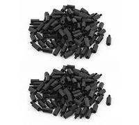IGUATU 200 piezas M3 12 mm + 6 mm Nylon Separador Hex Stand-Off Pilar para placa base