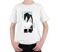 Iguro Obanai Serpent Hashira Cazador de Demonios Anime Regalo Japón Y2K Streetwear Unisex Niños Camiseta, Blanco, 140
