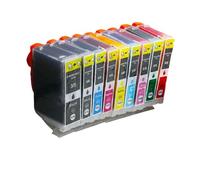 IGZLLBYJ Juego de Cartuchos de Tinta compatibles BCI-3e BCI-3 BCI-5 BCI-6 BCI-8 para IP4000 IP5000 I860 MP870 MP710 MP780 MP760 MP750 BJC-3000 BJC-6000 BJC-6200