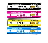 IGZLLBYJ Los Cartuchos de Tinta universales compatibles con Las impresoras de página 97ux 97ua 972x 973x 974x 975x 973a 972a 913a para los Modelos 577DW 577Z P55250DW P57750DW(97UX-1set)