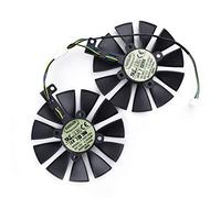 iHaosapce A Pair 87MM Cooler Fan For ASUS GTX1060 1070 Ti RX 470 570 580 Graphics Card T129215SU Cooling Fans